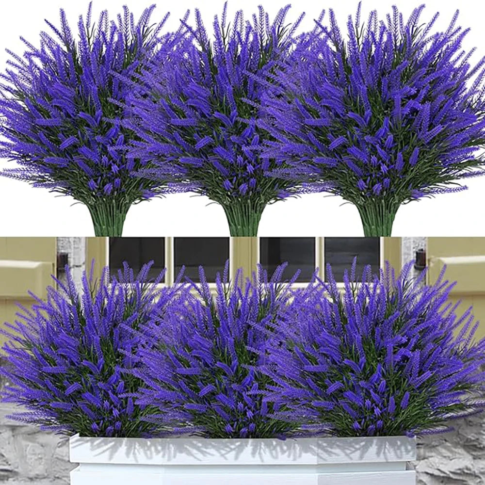 5-Pack Artificial Lavender Bouquets | Home & Wedding Decor Artificial Flower Bouquet Babs