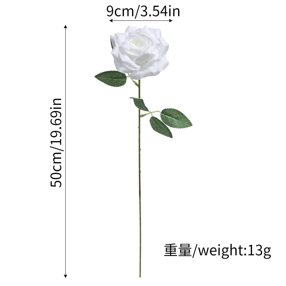 50cm Artificial Silk Rose Bouquet – Wedding & Home Decor Artificial Silk Flowers Babs