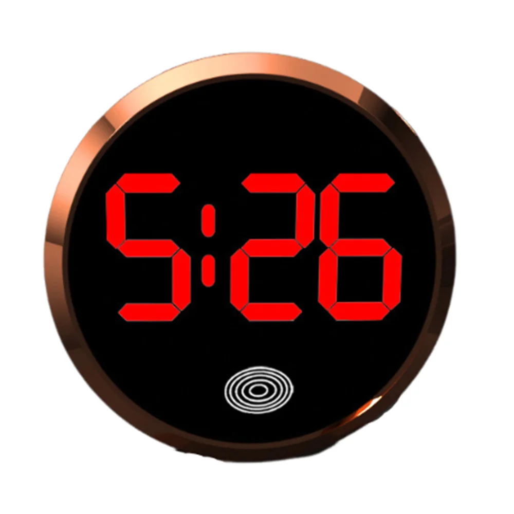 Touch-Activated LED Car Dashboard Clock – Mini Digital Clock Car Dashboard Clock Babs B - Red Light
