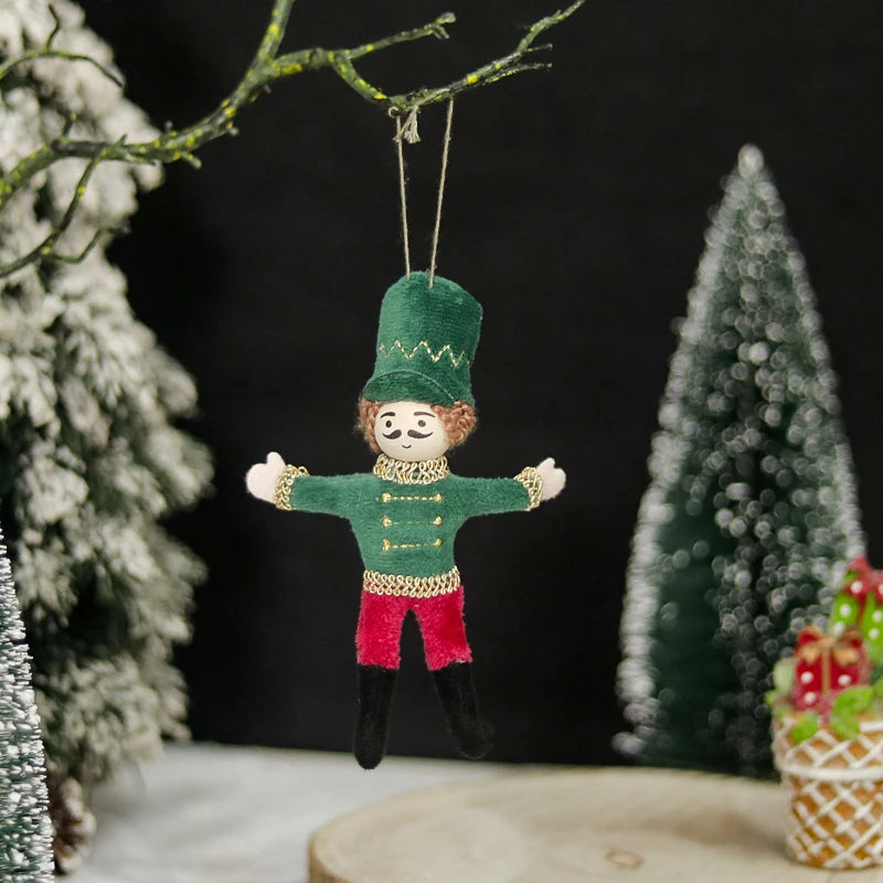 Nutcracker Soldier Christmas Ornament | Tree Pendant Holiday Décor Christmas Ornament Babs Green Clothes