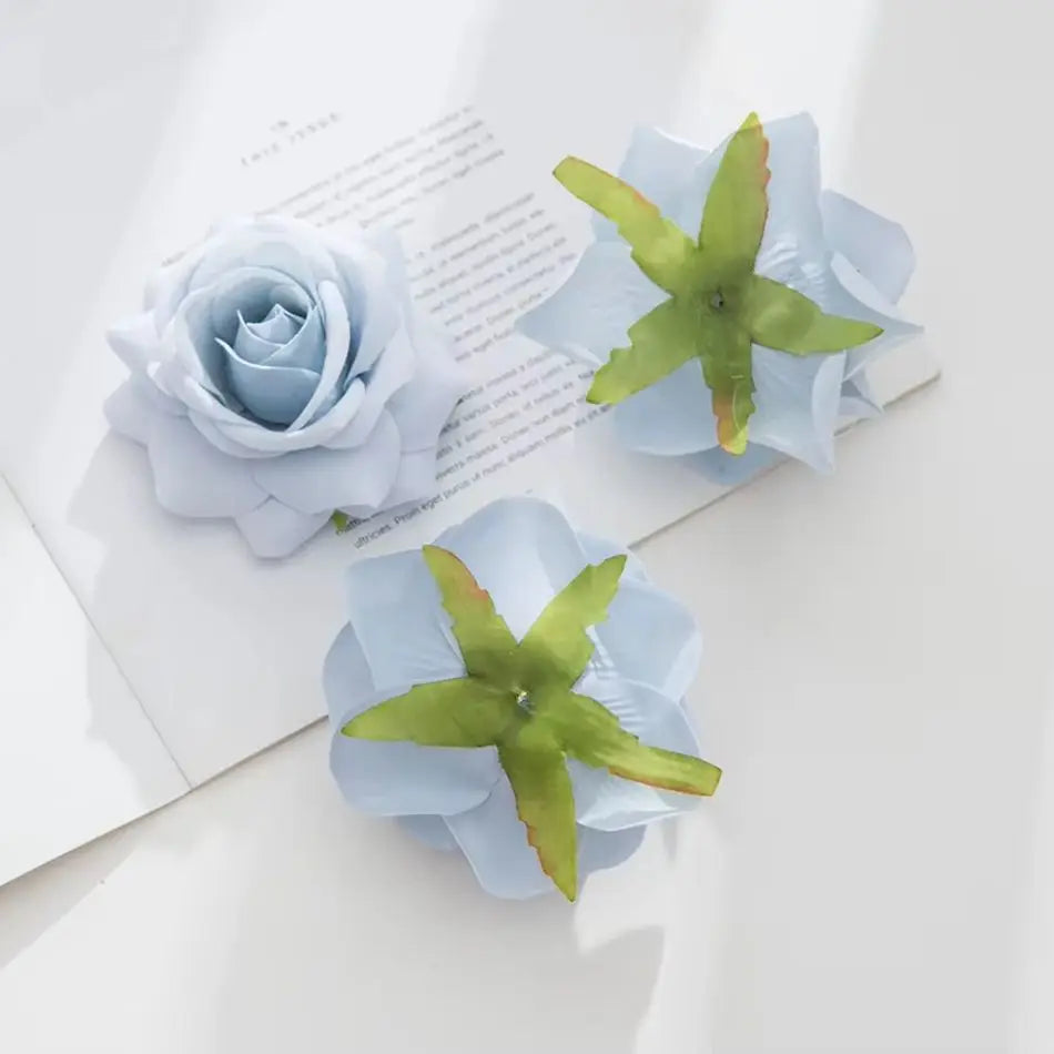Silk Rose Heads Artificial Flowers – Wedding & Home Décor Artificial Silk Flowers Babs