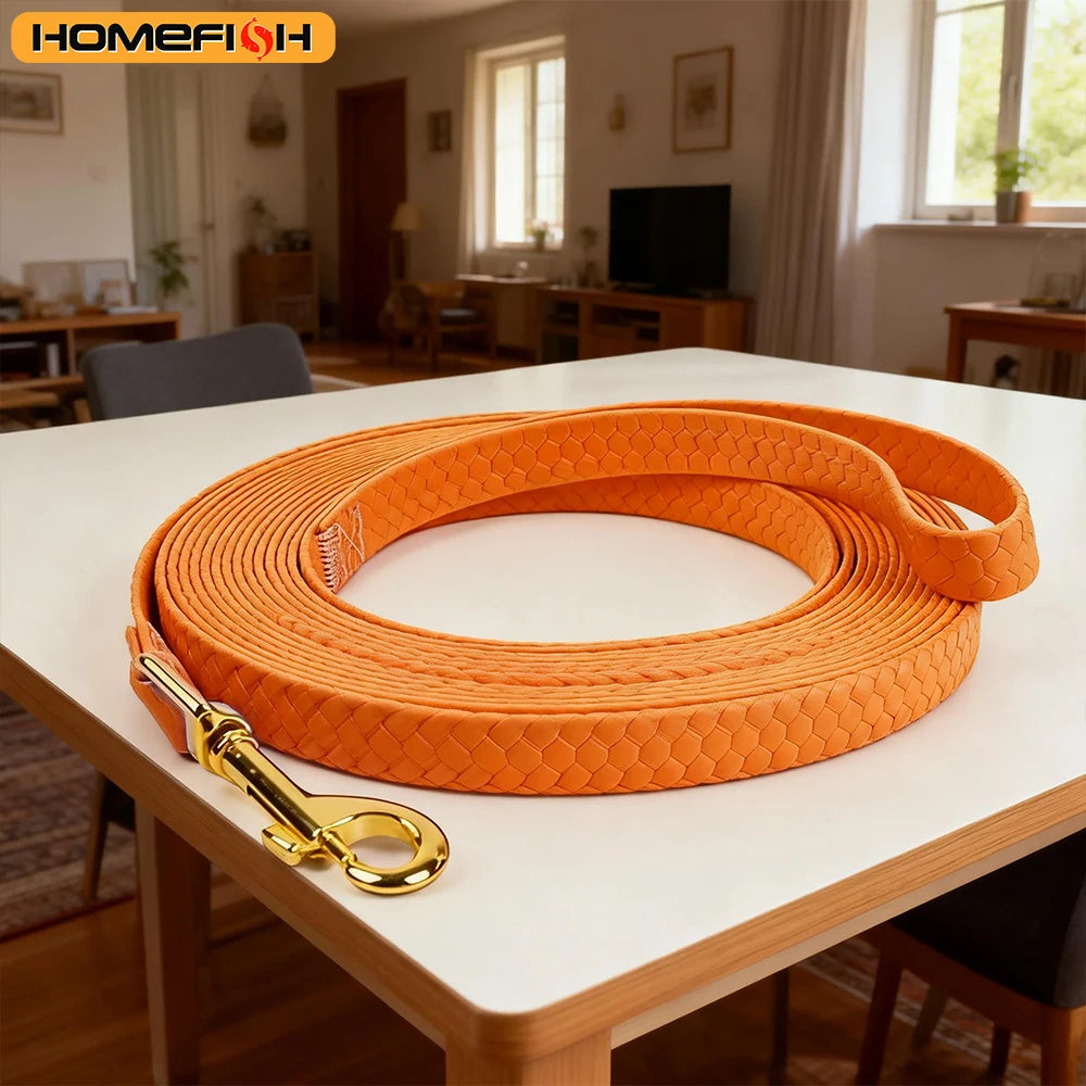 Long PVC Dog Leash – Waterproof, Durable, Easy Clean Dog Leash Babs