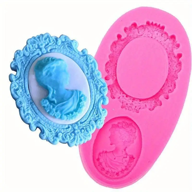 3D Mirror Design Silicone Soap Mold | DIY Craft Mold Silicone Craft Mold Babs