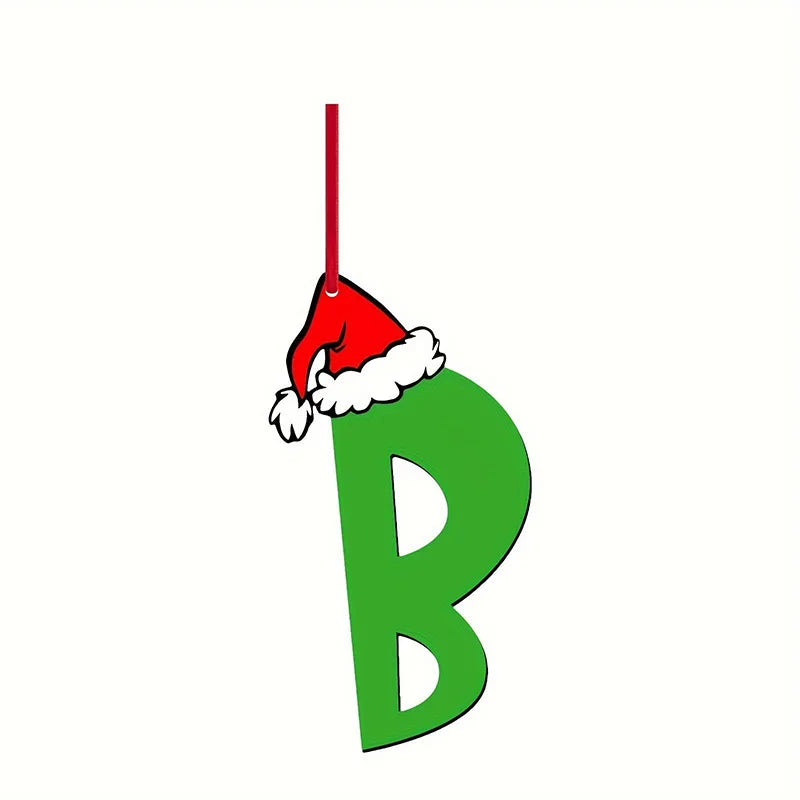 26 Letter Christmas Tree Ornaments – DIY Holiday Décor Set Christmas Ornaments Babs B