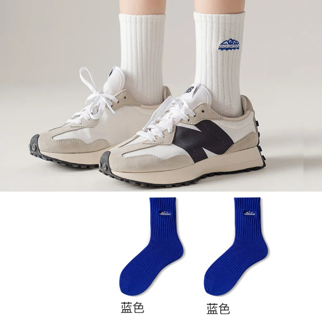 Men's Thick Odor-Resistant Mid-Tube Sports Socks – 5 Pairs Men's Sports Socks Babs 5pcs 1 One Size