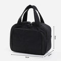 Women's Large Toiletry Bag – Wide-Open Puffy Makeup Organizer Toiletry & Makeup Bag Babs Black