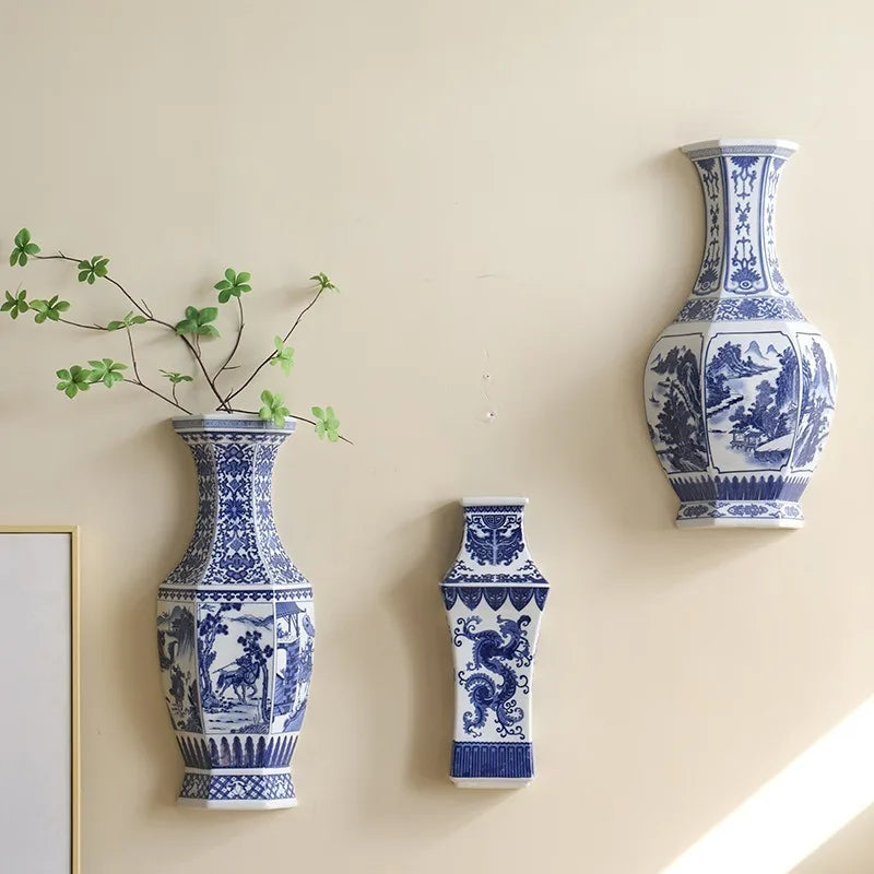 Modern Ceramic Wall Vase – Elegant Porcelain Home Décor Ceramic Wall Vase Babs