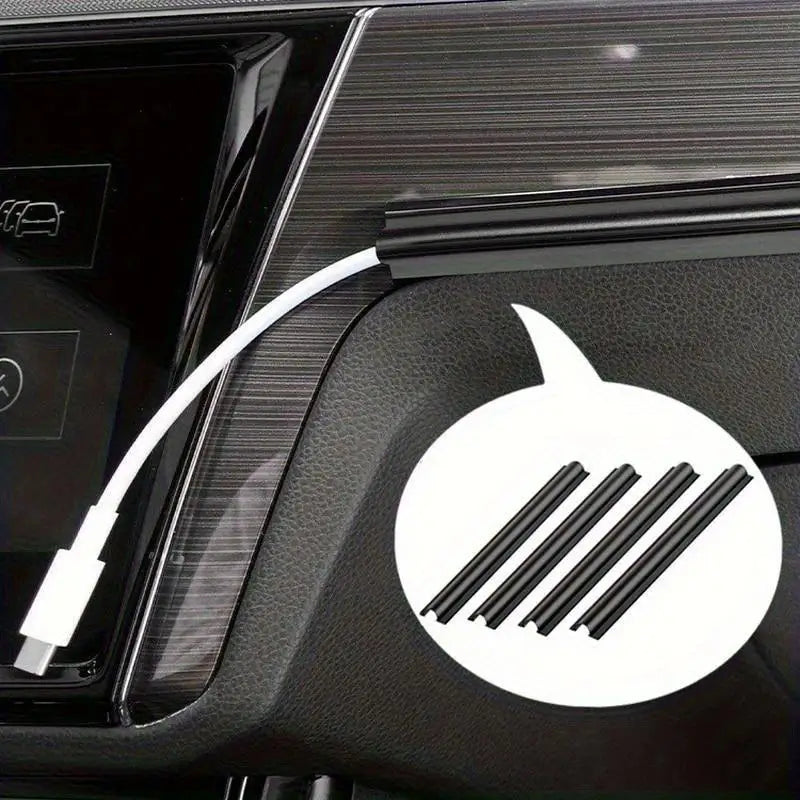 4-Pack Car Cable Sleeve Protector & Wire Organizer Clips Car Cable Organizer Babs