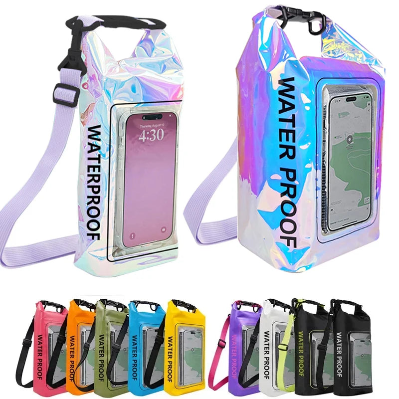Waterproof Dry Bag 2L 5L Touch Screen PVC Outdoor Backpack Waterproof Dry Bag Babs