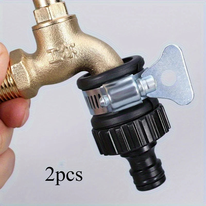 Universal Water Faucet Adapter – Quick Connect Fitting Faucet Hose Adapter Babs 2pcs