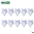 Cute Plush Cat Keychain Pendant – Bag Charm Gift 1-20 Pcs Plush Keychain Charm Babs White-10PCS