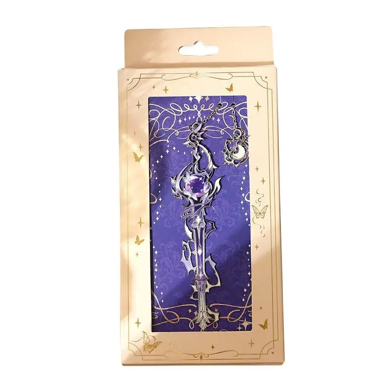 Anime Elemental Metal Bookmark – Colorful Enamel Hollow Design Metal Bookmark Babs