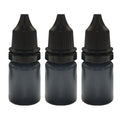3-Pack Quick-Dry Black Stamp Refill Ink 10ml Each Stamp Refill Ink Babs 3pcs