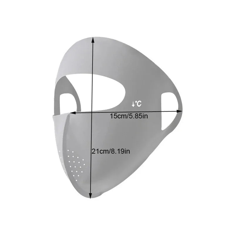 UPF50+ Full Face Sun Mask – Cooling Breathable Facekini UV Face Sun Mask Babs