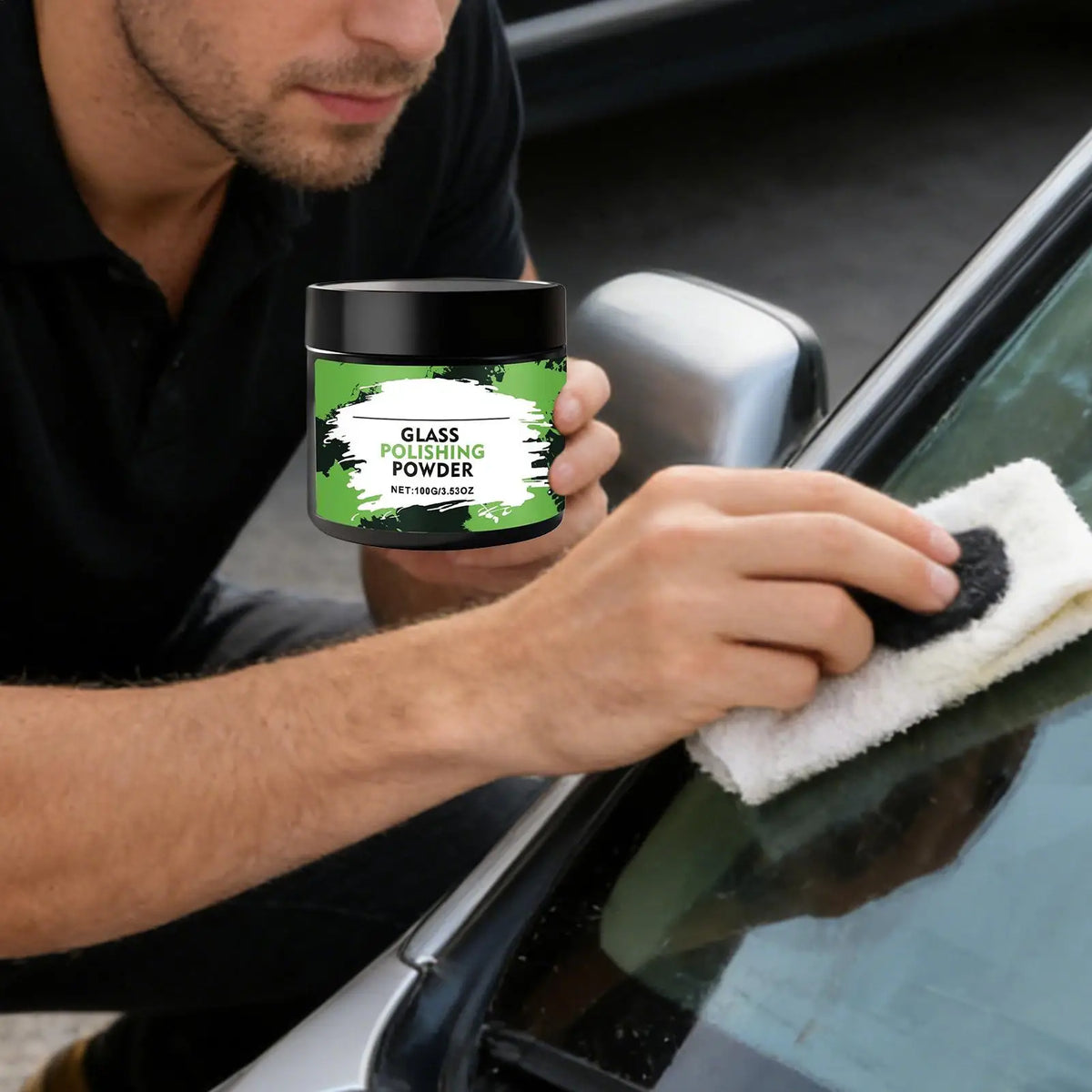 Glass Polishing Powder – Windshield & Window Scratch Restorer Glass Polishing Powder Babs