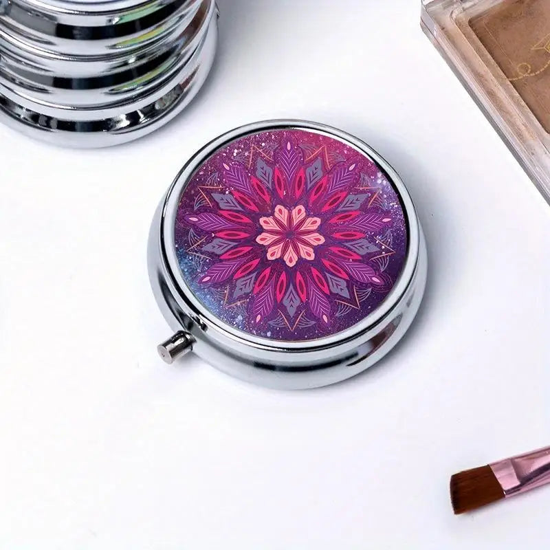 Portable Metal Pill Case & Travel Organizer Box Travel Pill Organizer Babs D
