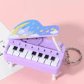 Mini Piano Keychain Music Toy – Fun Colorful Bag Pendant Gift Mini Music Toy Babs PURPLE