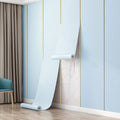 3D Foam Wall Stickers Self-Adhesive PVC Wallpaper 16 Colors Foam Wall Stickers Babs Diatom light blue 1pcs 50cmX1m