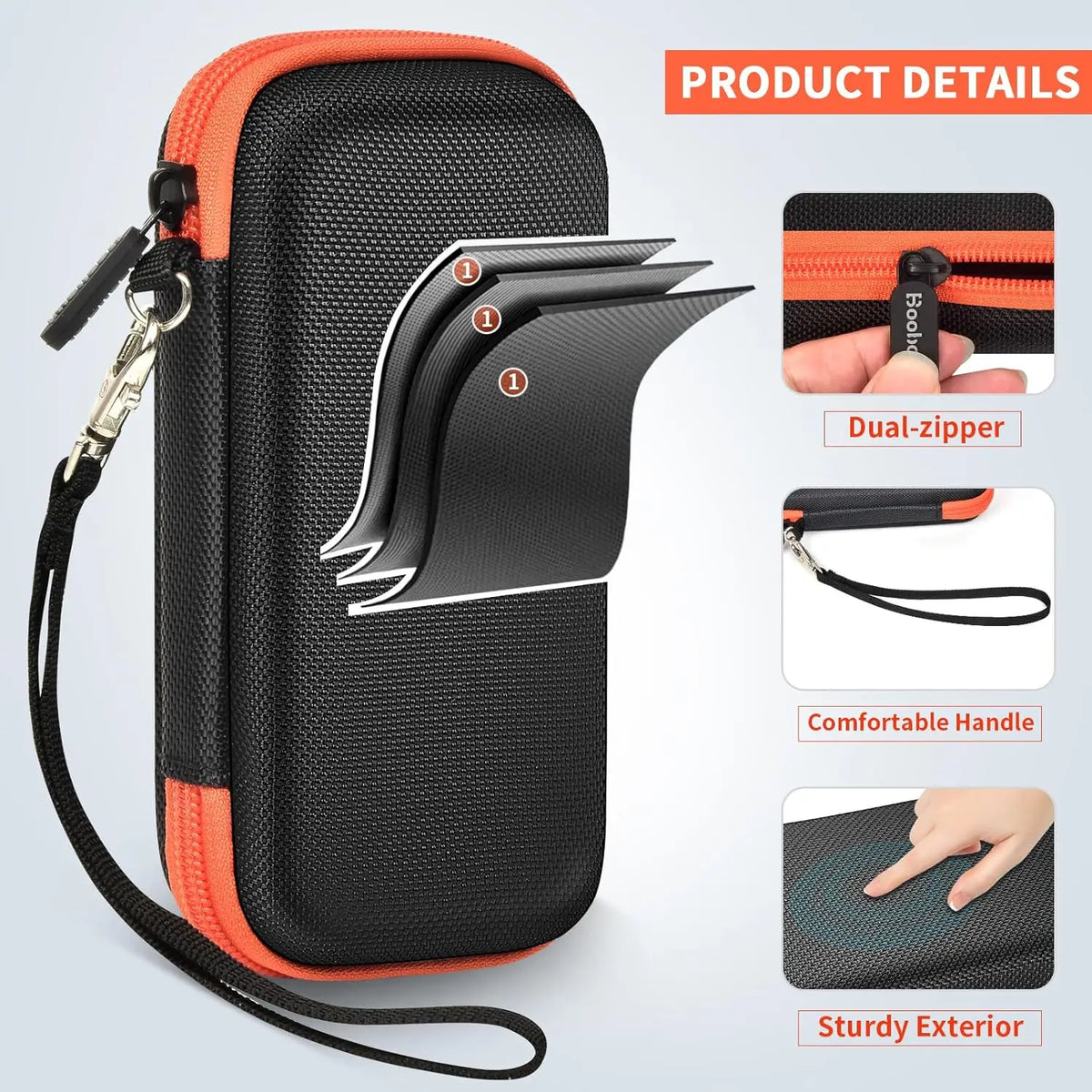 Travel Case for SIMO Solis Go 4G Mobile Hotspot WiFi Power Bank Hotspot Carrying Case Babs