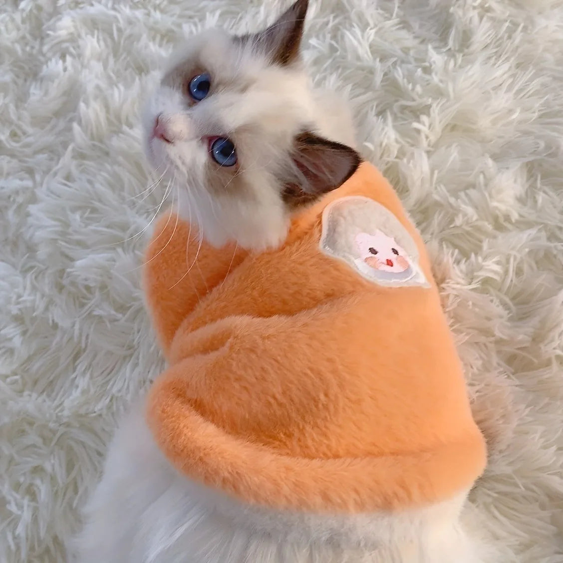 Cat & Dog Sweater Vest – Warm Winter Kitten & Puppy Apparel Pet Sweater Vest Babs O L