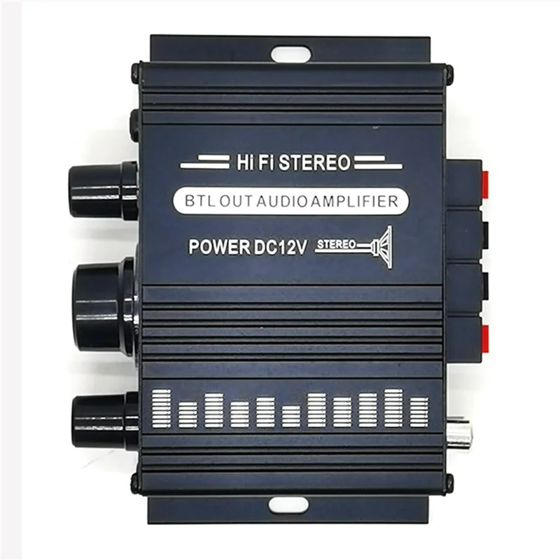 Mini HiFi 2-Channel Audio Power Amplifier 400W AK170 DC 12V Audio Power Amplifier Babs