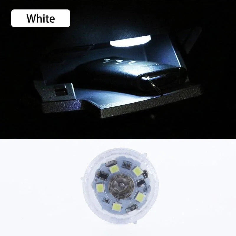 Car Mini LED Touch Light – Wireless Ambient Interior Lamp Car Interior Light Babs white