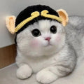 Crochet Frog Hat for Cats & Dogs – Cute Pet Party Photo Prop Pet Costume Hat Babs M-zi bajie
