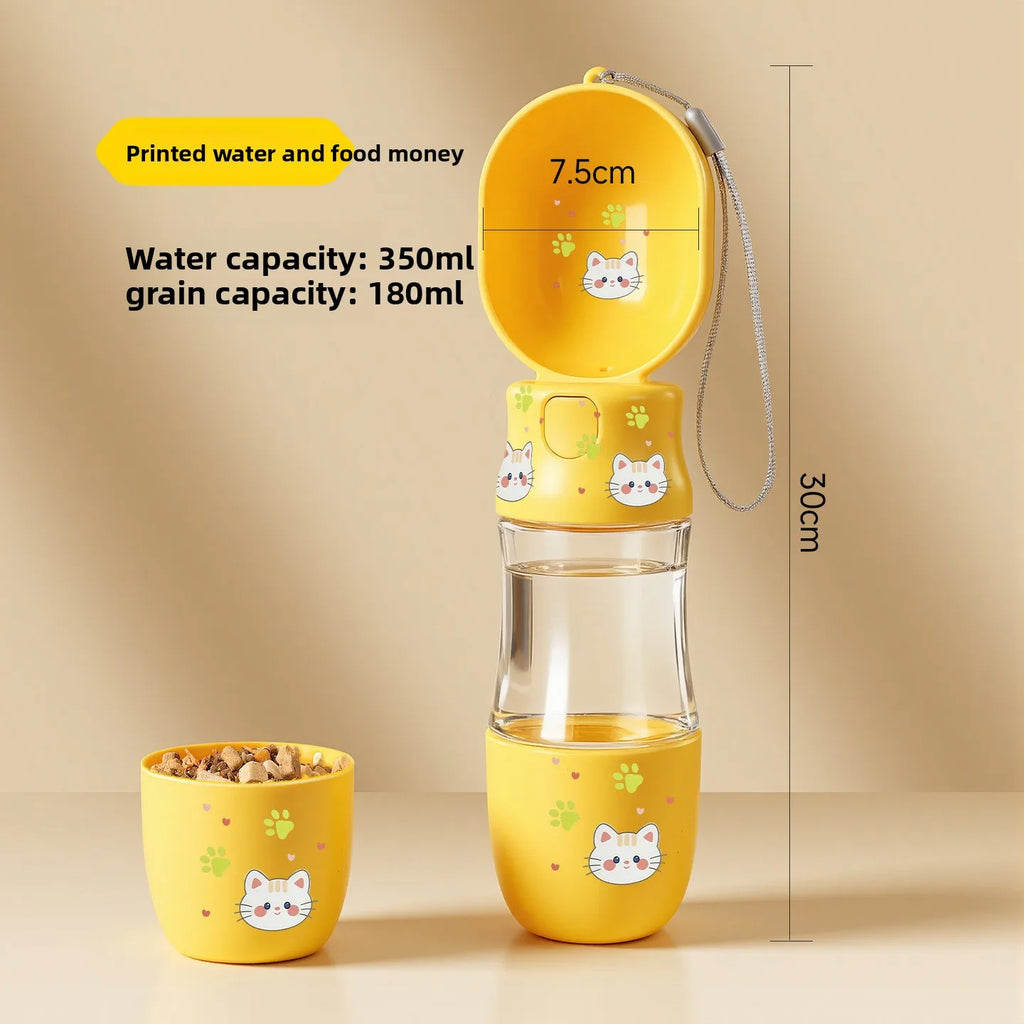 Portable Pet Water Bottle Travel Cup – Leak Proof for Dogs & Cats Pet Travel Bottle Babs C