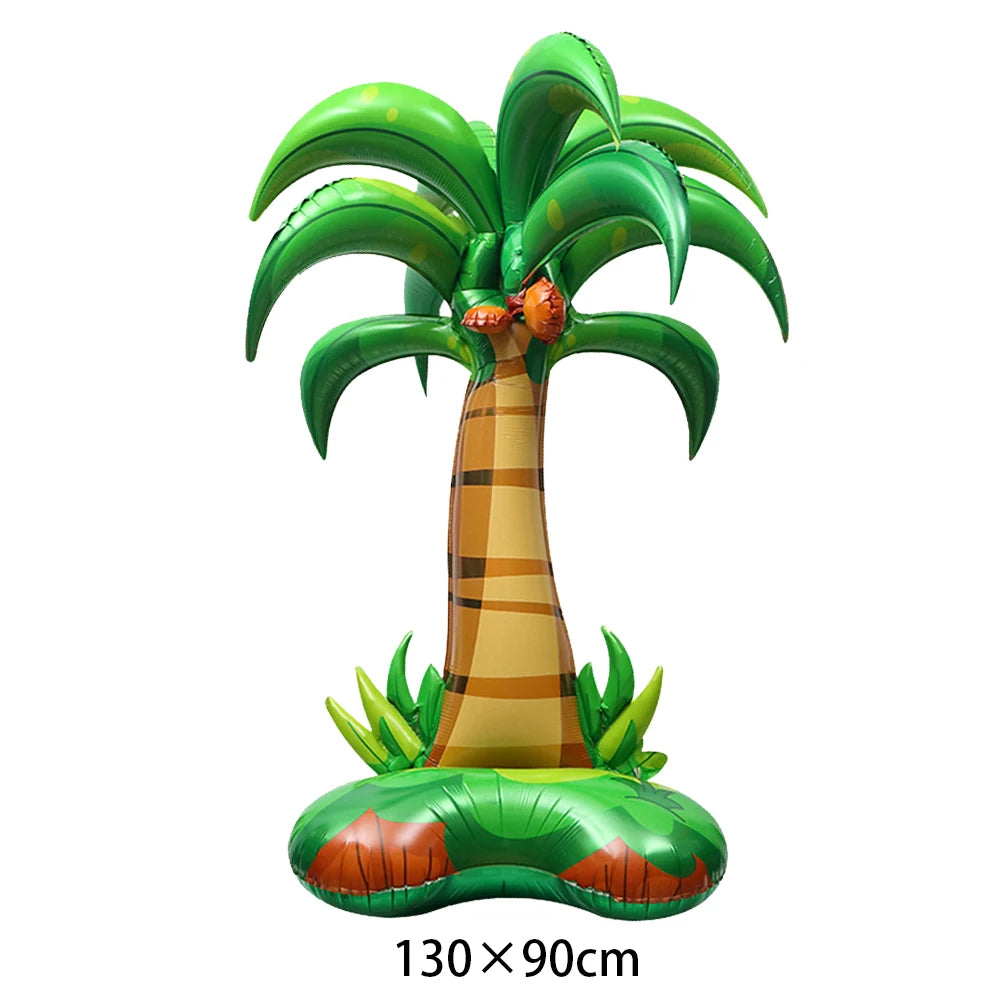 Hawaiian Party Supplies – Tableware, Banner & Photo Props Party Decoration Set Babs VIOLET/紫罗兰