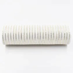 10 Yards Christmas Mesh Tulle Ribbon Roll – Gold & Silver Christmas Mesh Ribbon Babs Gold 10PCS