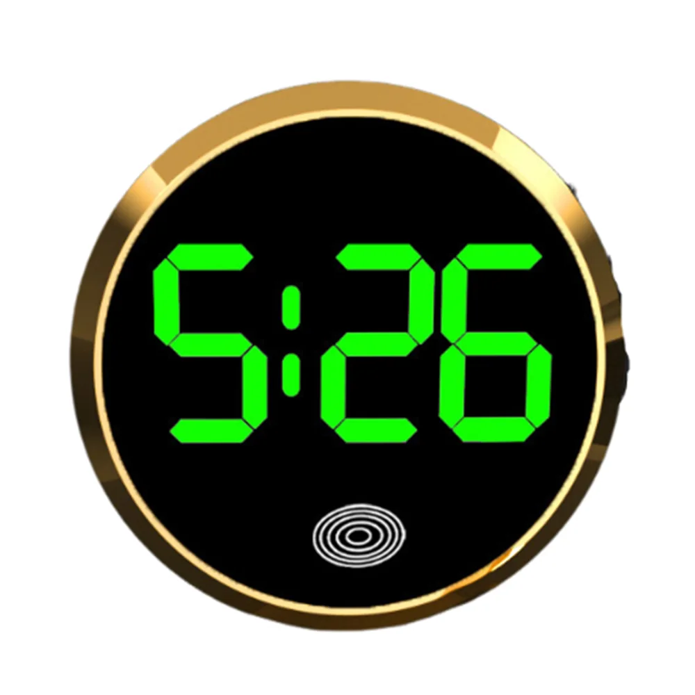 Touch-Activated LED Car Dashboard Clock – Mini Digital Clock Car Dashboard Clock Babs D- Green Light