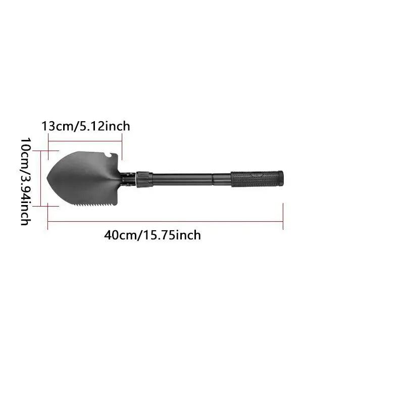 Outdoor Folding Shovel – Multi-Function Camping Survival Tool Folding Camp Shovel Babs