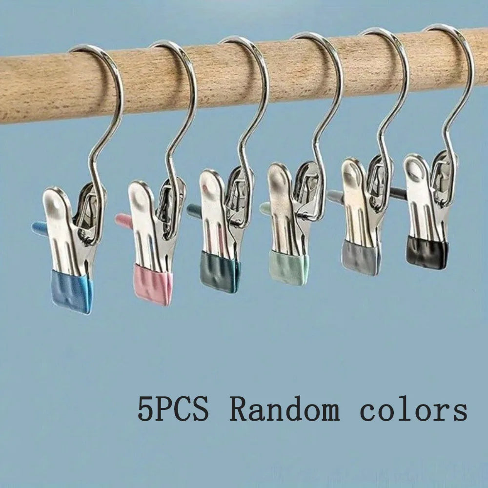 20PCS Boot Hanger Clips – Space-Saving Laundry Hooks & Pins Closet Hanger Clips Babs 5PCS Random colors