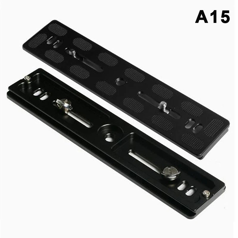 Aluminum 1/4" Quick Release Mount Plate for Tripods Camera Mount Plate Babs A15