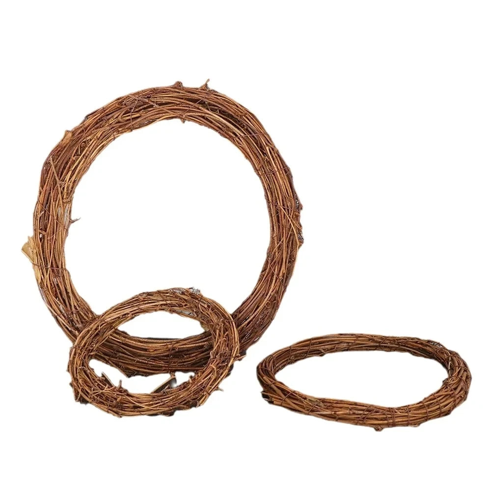 Rattan Wreath Frame 10/15/20cm – DIY Wedding & Home Decor DIY Wreath Frame Babs Coffee 15cm