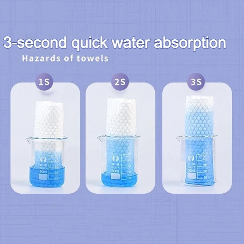 50/100Pcs Disposable Cotton Face Towels – Soft & Additive-Free Disposable Face Towels Babs