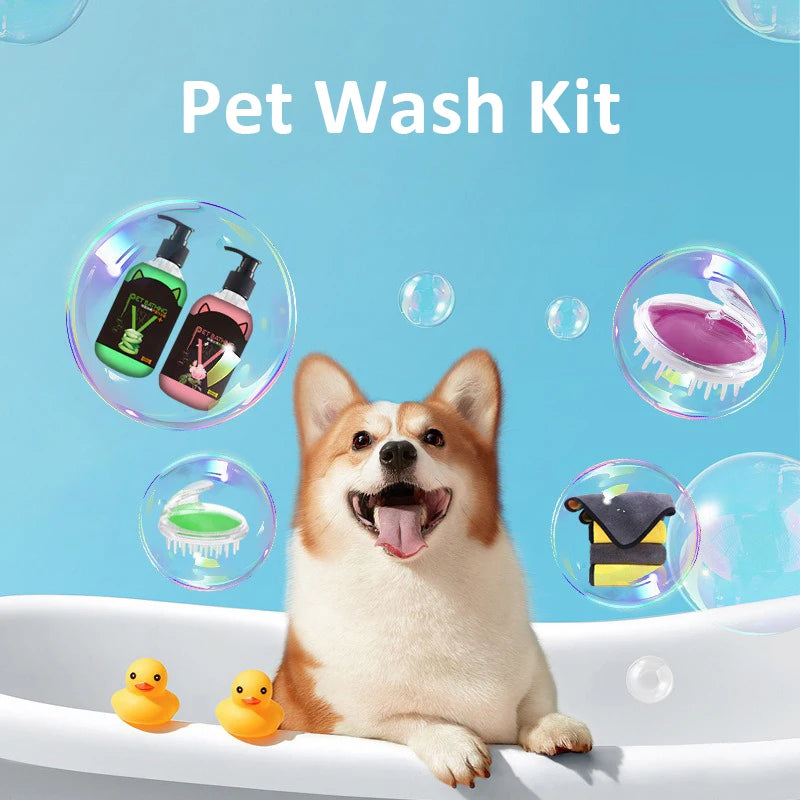 Pet Shampoo Shower Gel – Cat & Dog Deodorizing Hair Care Pet Shampoo Babs