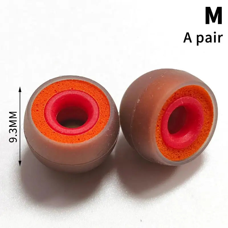 Memory Foam Earbud Tips Silicone In-Ear Cushion Covers – 1 Pair Earbud Tip Covers Babs A5