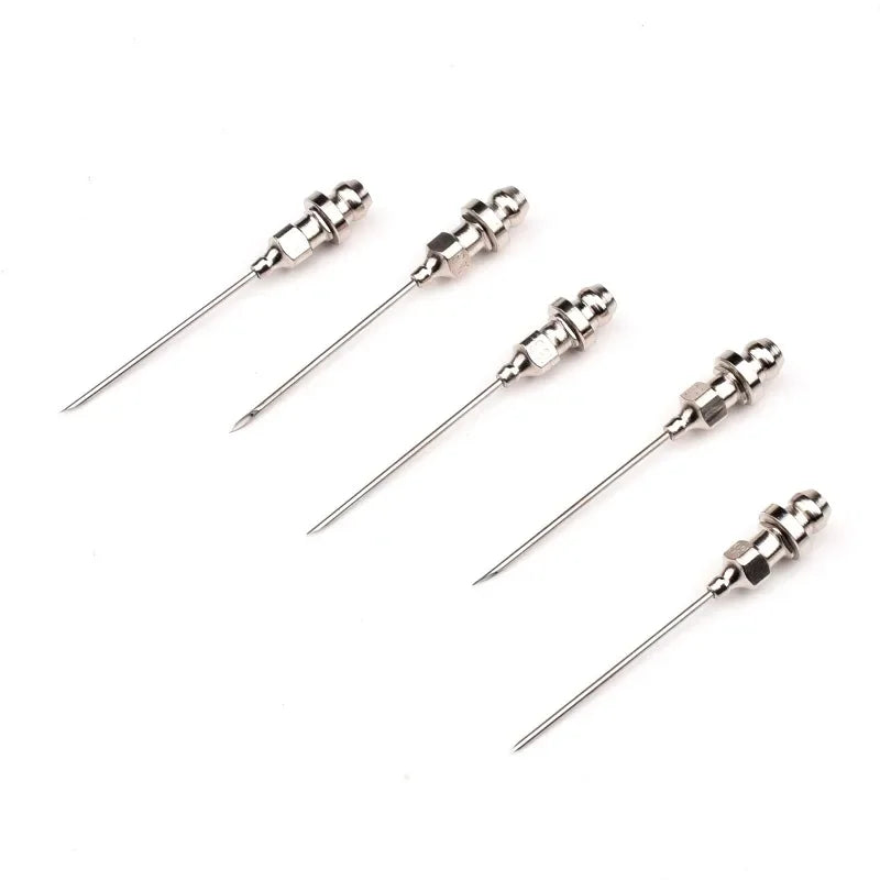 5-Pack Grease Needle Nozzles for Bearings & Ball Joints Grease Gun Accessory Babs