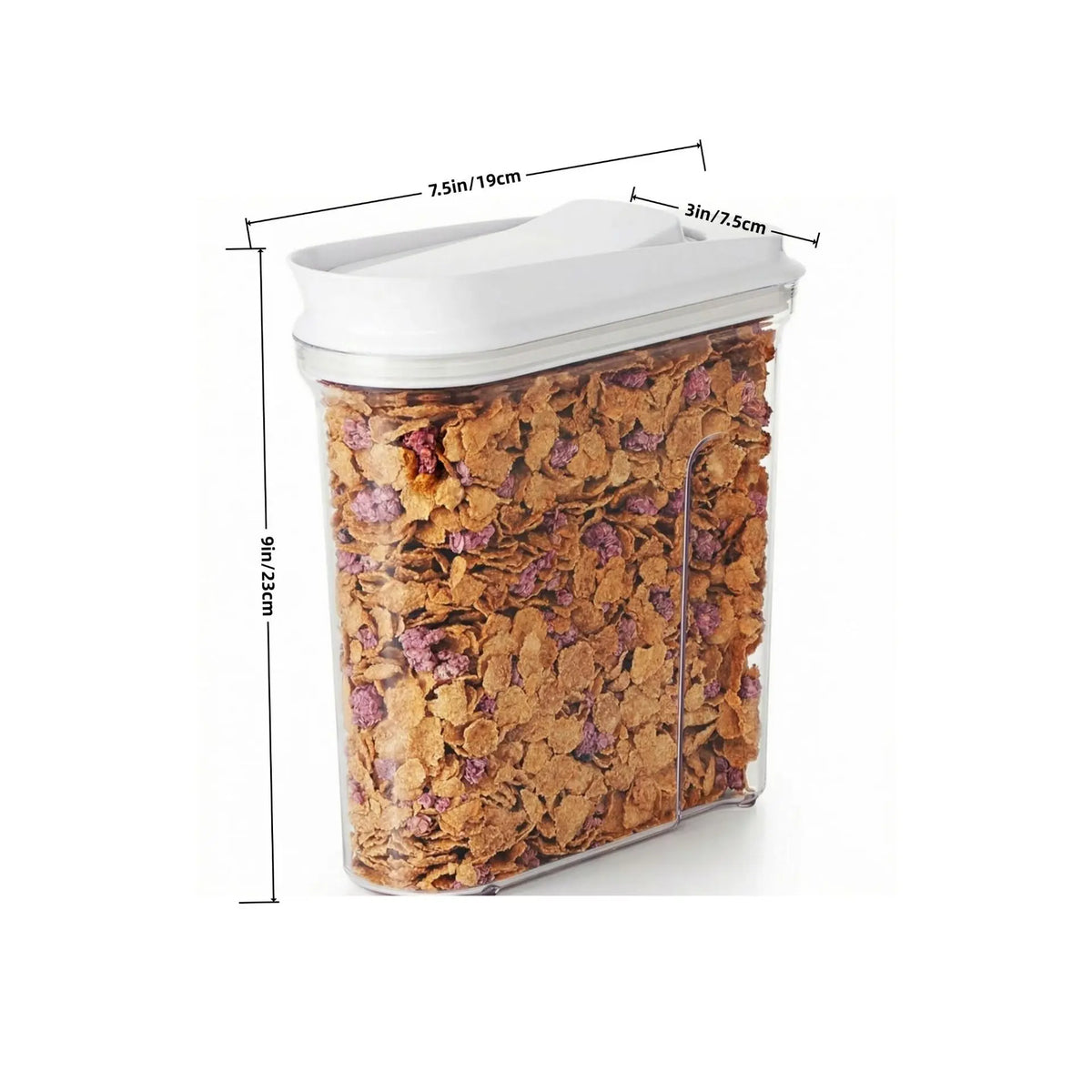 Airtight Food Storage Containers – Clear Plastic Pantry Organizers Food Storage Containers Babs