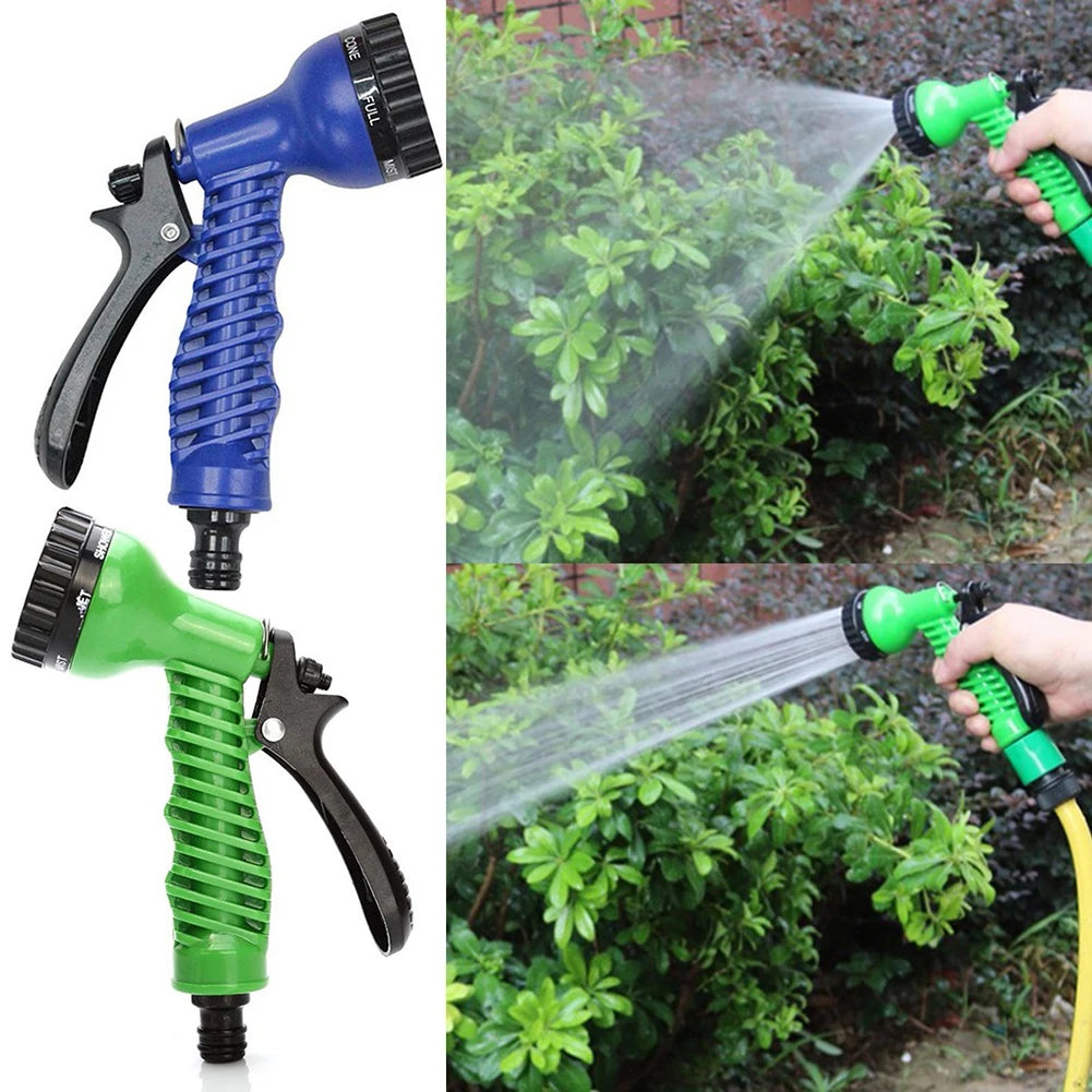 7-Pattern High Pressure Garden Hose Spray Nozzle & Wand Garden Hose Nozzle Babs