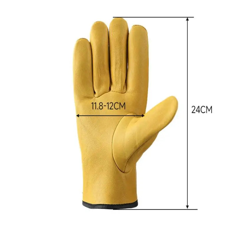 Sheepskin Leather Work Gloves – Welding, Garden & Motorcycle Leather Work Gloves Babs