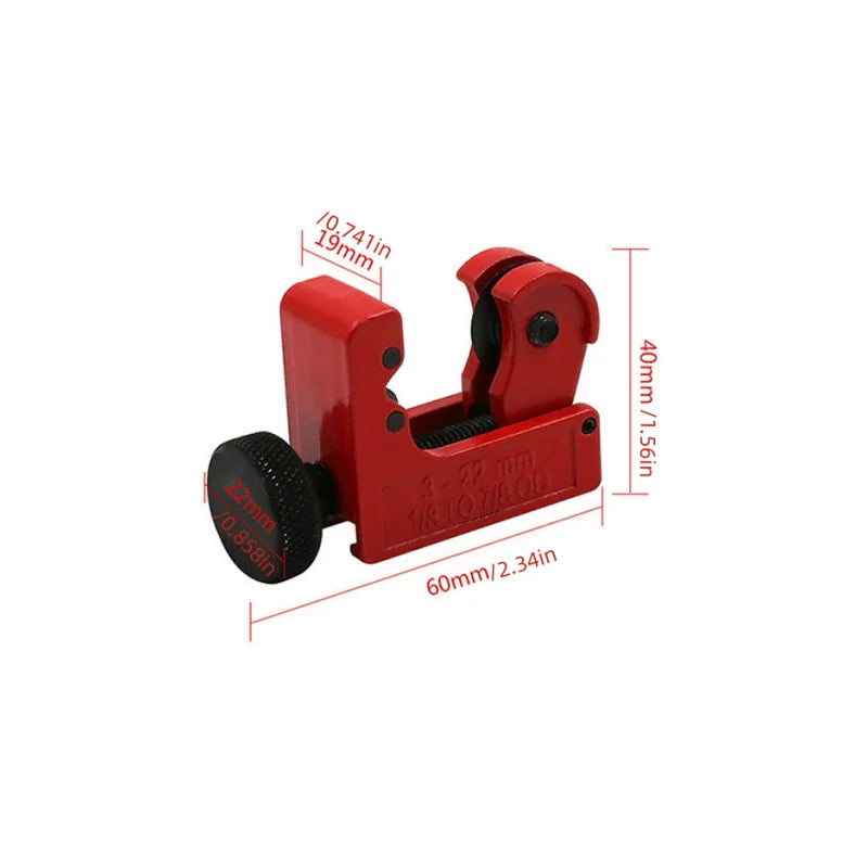 Mini Alloy Steel Tube Cutter 3-16mm – Copper, PVC & Steel Pipe Pipe Tube Cutter Babs
