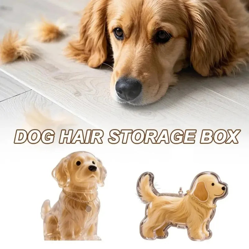 Pet Dog Hair Keepsake Keychain – Transparent Storage Capsule Pet Keepsake Keychain Babs