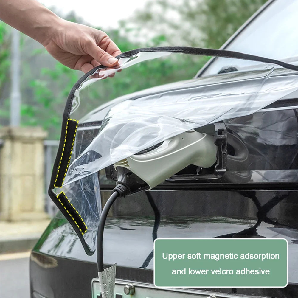 EV Charging Port Weather Cover – Waterproof Outdoor Protector EV Charger Cover Babs