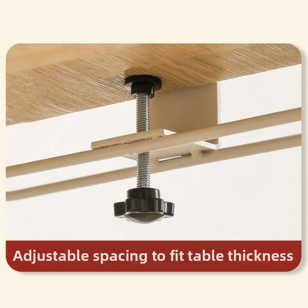 Adjustable Desk Side Hook – Bag & Cup Hanger | Space Saving Desk Side Hook Babs