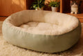 Oval Pet Bed – Four Season Dog & Cat Cushion Nest Pet Bed Babs light green S