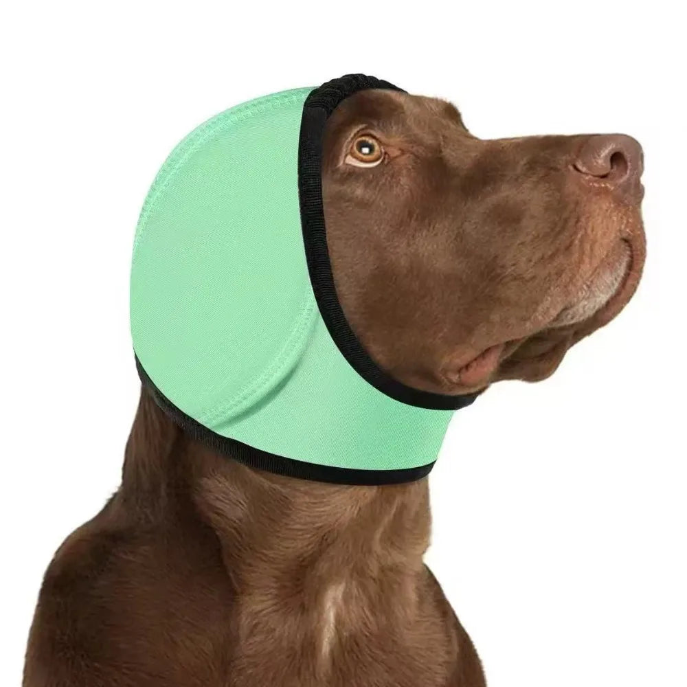 Dog Calming Ear Covers – Waterproof Noise Reducing Earmuffs Dog Ear Covers Babs Green S