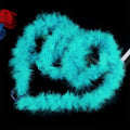 2PCS 2M Christmas Feather Boa Garland – Party & DIY Décor Feather Boa Garland Babs sky blue