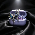 Crystal Butterfly Earphone Clips – Sparkly Earbud Charms Earbud Charms Babs Default Title